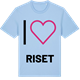 Blue Soul t-shirt med Jag älskar Riset t-shirt stort tryck