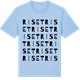 Blue Soul t-shirt med Riset ordlek t-shirt