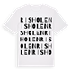 Risholen ordlek t-shirt
