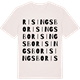Vintage White t-shirt med Risingsbo ordlek t-shirt