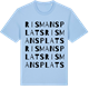 Blue Soul t-shirt med Rismans plats ordlek t-shirt