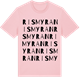 Pink Cotton t-shirt med Rismyran ordlek t-shirt