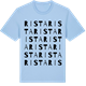 Blue Soul t-shirt med Rista ordlek t-shirt