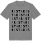 Mid Heather Gray t-shirt med Rista ordlek t-shirt