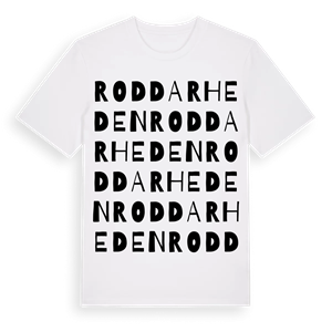 Roddarheden ordlek t-shirt – ekologisk bomull t-shirt från Pinshirt