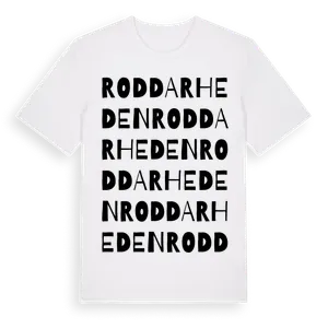 Roddarheden ordlek t-shirt – ekologisk bomull t-shirt från Pinshirt