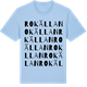 Blue Soul t-shirt med Rokällan ordlek t-shirt