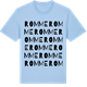 Blue Soul t-shirt med Romme ordlek t-shirt
