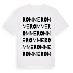 Romme ordlek t-shirt – ekologisk bomull t-shirt från Pinshirt