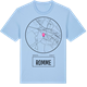Blue Soul t-shirt med Romme t-shirt
