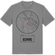 Mid Heather Gray t-shirt med Romme t-shirt