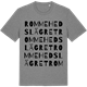 Mid Heather Gray t-shirt med Rommehedslägret ordlek t-shirt