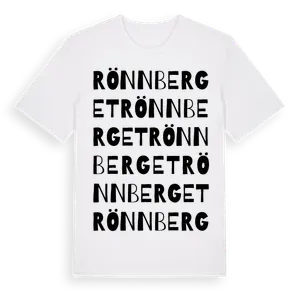 Rönnberget ordlek t-shirt – ekologisk bomull t-shirt från Pinshirt