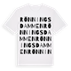 Rönningsdammen ordlek t-shirt