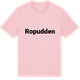 Pink Cotton t-shirt med Ropudden fetstil t-shirt