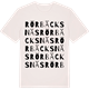 Vintage White t-shirt med Rörbäcksnäs ordlek t-shirt