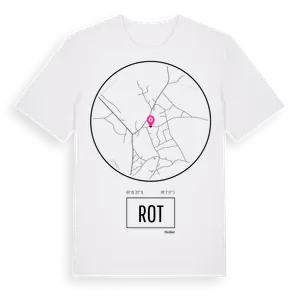 Rot t-shirt – ekologisk bomull t-shirt från Pinshirt