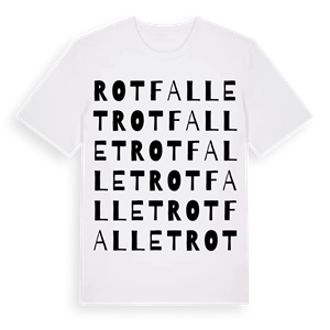 Rotfallet ordlek t-shirt – ekologisk bomull t-shirt från Pinshirt