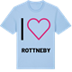 Blue Soul t-shirt med Jag älskar Rottneby t-shirt stort tryck