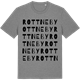 Mid Heather Gray t-shirt med Rottneby ordlek t-shirt
