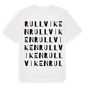 Rullviken ordlek t-shirt – ekologisk bomull t-shirt från Pinshirt