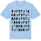 Blue Soul t-shirt med Rupstjärn ordlek t-shirt