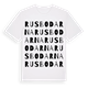 Rusbodarna ordlek t-shirt