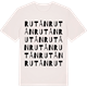 Vintage White t-shirt med Rutån ordlek t-shirt