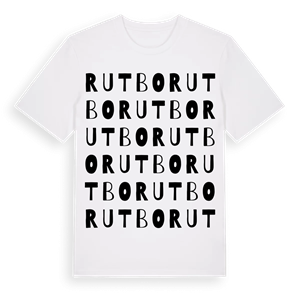 Rutbo ordlek t-shirt – ekologisk bomull t-shirt från Pinshirt