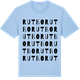 Blue Soul t-shirt med Rutbo ordlek t-shirt