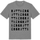 Mid Heather Gray t-shirt med Ruttberg ordlek t-shirt