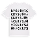 Rysjömäck ordlek t-shirt