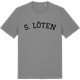 Mid Heather Gray t-shirt med S. Löten böjd t-shirt