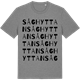 Mid Heather Gray t-shirt med Såghyttan ordlek t-shirt