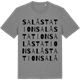 Mid Heather Gray t-shirt med Salå station ordlek t-shirt