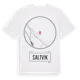 White t-shirt med Saltvik t-shirt