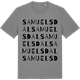Mid Heather Gray t-shirt med Samuelsdal ordlek t-shirt
