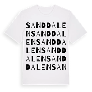 Sanddalen ordlek t-shirt – ekologisk bomull t-shirt från Pinshirt