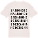 Vintage White t-shirt med Sandheden ordlek t-shirt