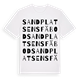 Sandplatsens fäbod ordlek t-shirt