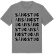 Mid Heather Gray t-shirt med Sångstugan ordlek t-shirt