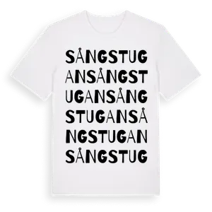 Sångstugan ordlek t-shirt – ekologisk bomull t-shirt från Pinshirt