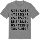 Mid Heather Gray t-shirt med Särksjösätern ordlek t-shirt