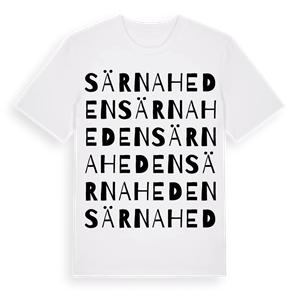 Särnaheden ordlek t-shirt – ekologisk bomull t-shirt från Pinshirt