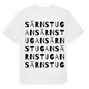 Särnstugan ordlek t-shirt – ekologisk bomull t-shirt från Pinshirt