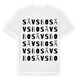 White t-shirt med Sävsbo ordlek t-shirt