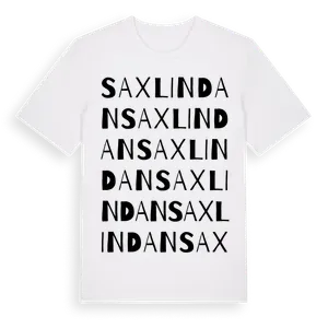Saxlindan ordlek t-shirt – ekologisk bomull t-shirt från Pinshirt