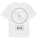 White t-shirt med Selja t-shirt