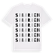 Sibirien ordlek t-shirt