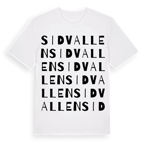 Sidvallen ordlek t-shirt – ekologisk bomull t-shirt från Pinshirt